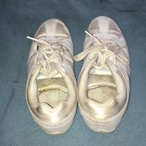 White cheer shoes, worn about 8 times